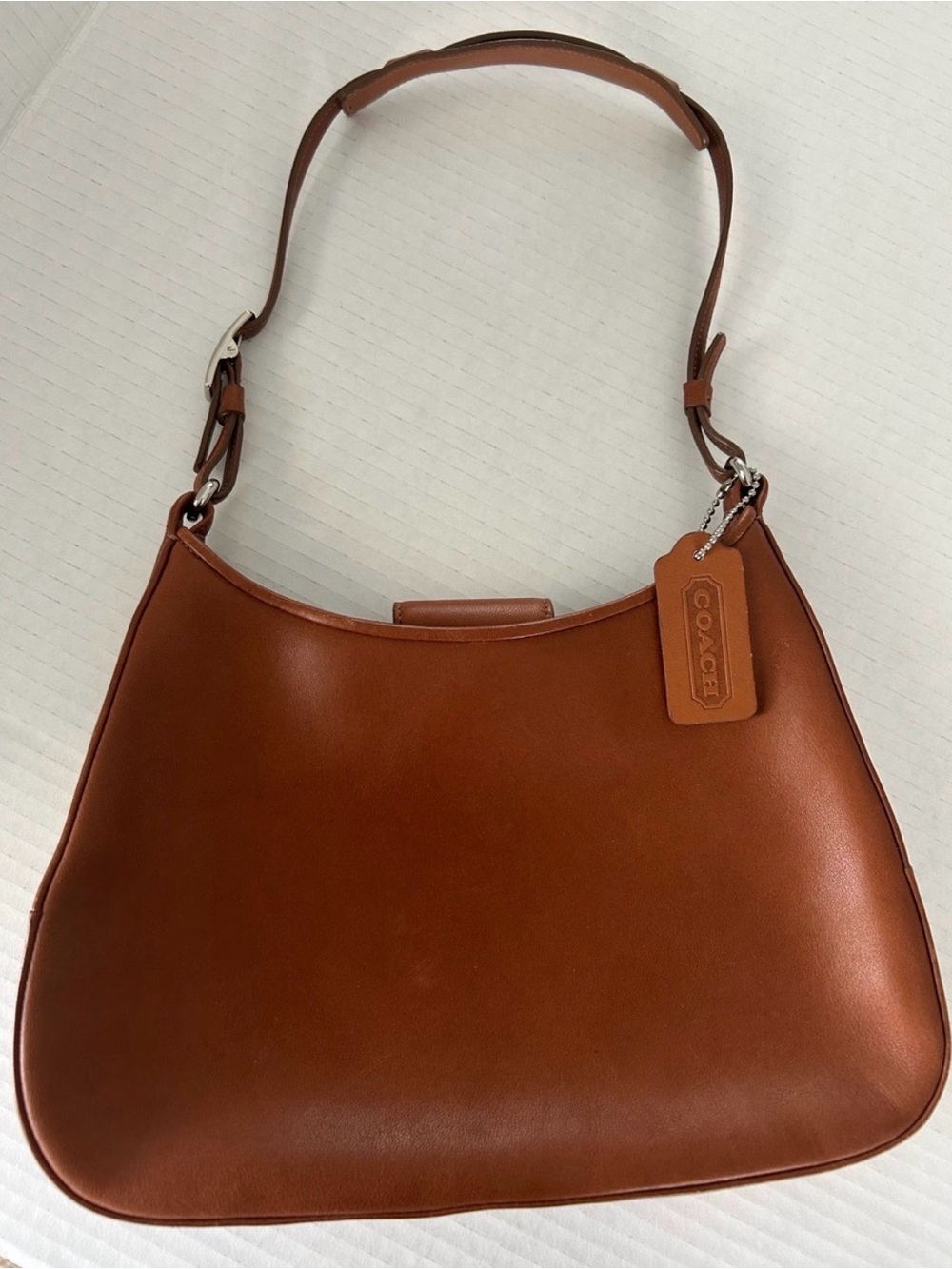 Coach Cognac Leather Shoulder Bag